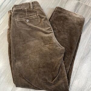 Woolrich Men's Dark Loden Corduroy Pants 36 x 32 100% Cotton Outdoor
